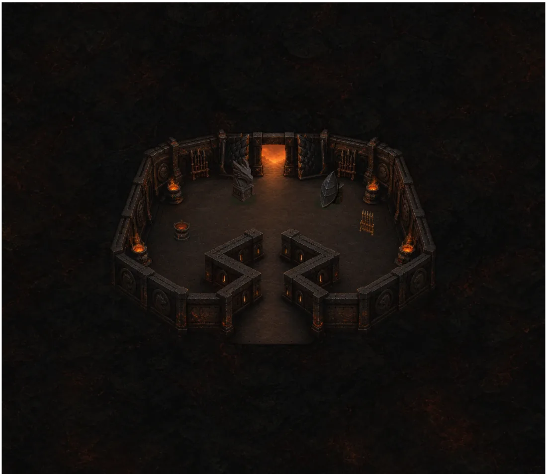 Le Repaire du Dragon ancien — salle 1
